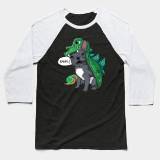 French Bulldog Dinosaur Dragon Costume Halloween Gift Baseball T-Shirt
